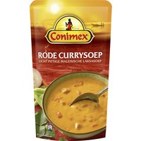 Een afbeelding van Conimex Soep rode curry