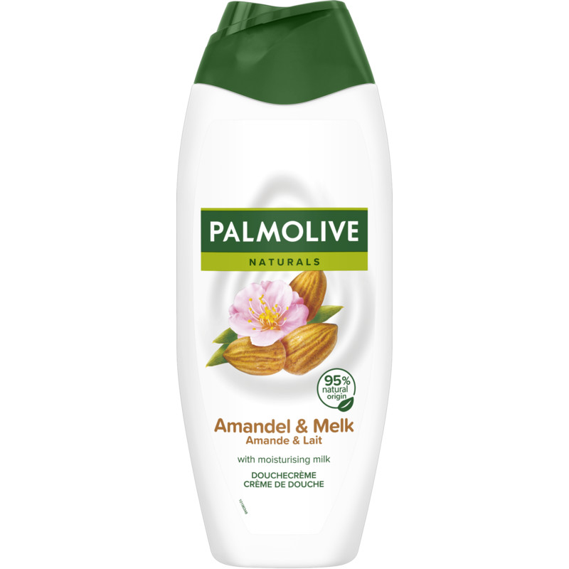 Een afbeelding van Palmolive Naturals amandel bad- & douchecrème