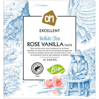 Een afbeelding van AH Excellent White tea rose vanilla taste