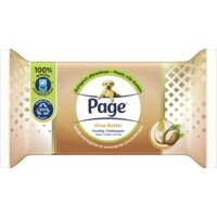 Een afbeelding van Page Shea butter vochtig toiletpapier