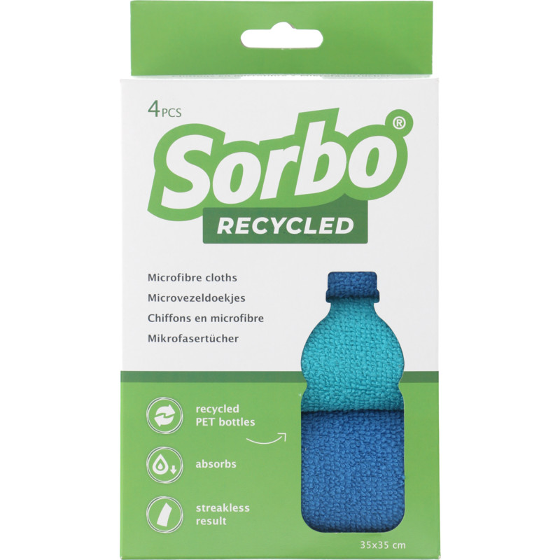 Een afbeelding van Sorbo Recycled microvezeldoekjes