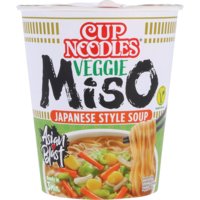 Een afbeelding van Nissin Veggie miso Japanse style soup