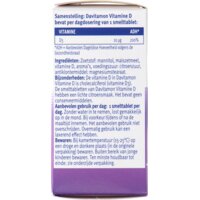 Een afbeelding van Davitamon Vitamine D smelttabletten citroen
