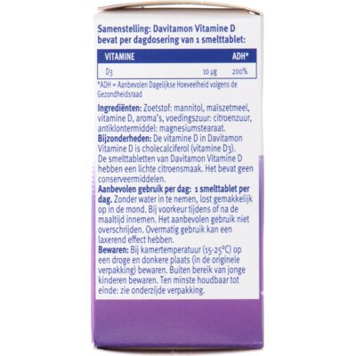 pdp-image-Davitamon Vitamine D smelttabletten citroen
