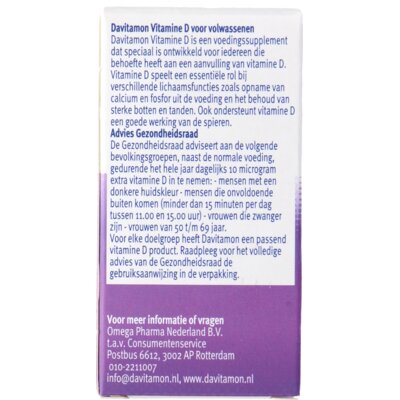 pdp-image-Davitamon Vitamine D smelttabletten citroen