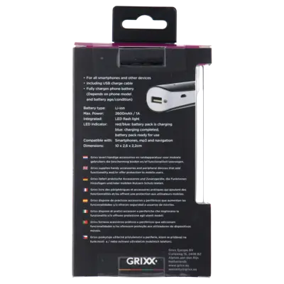 pdp-image-Grixx Opt ext battery 2600mah voor smartp