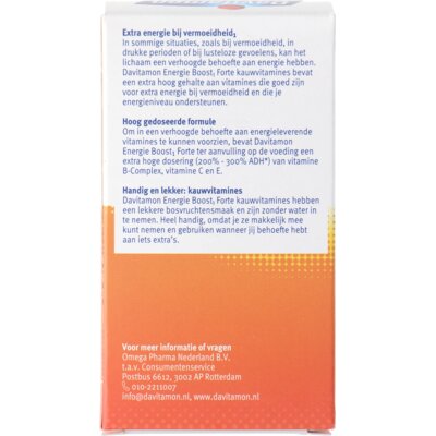 pdp-image-Davitamon Energie boost forte kauwvitamines