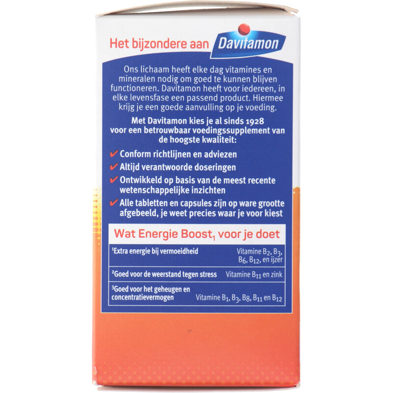 Een afbeelding van Davitamon Energie boost kauwvitamines