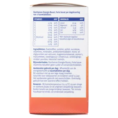 pdp-image-Davitamon Energie boost forte kauwvitamines