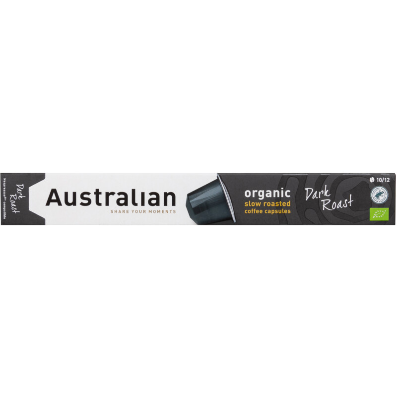 Een afbeelding van Australian Dark roast capsules