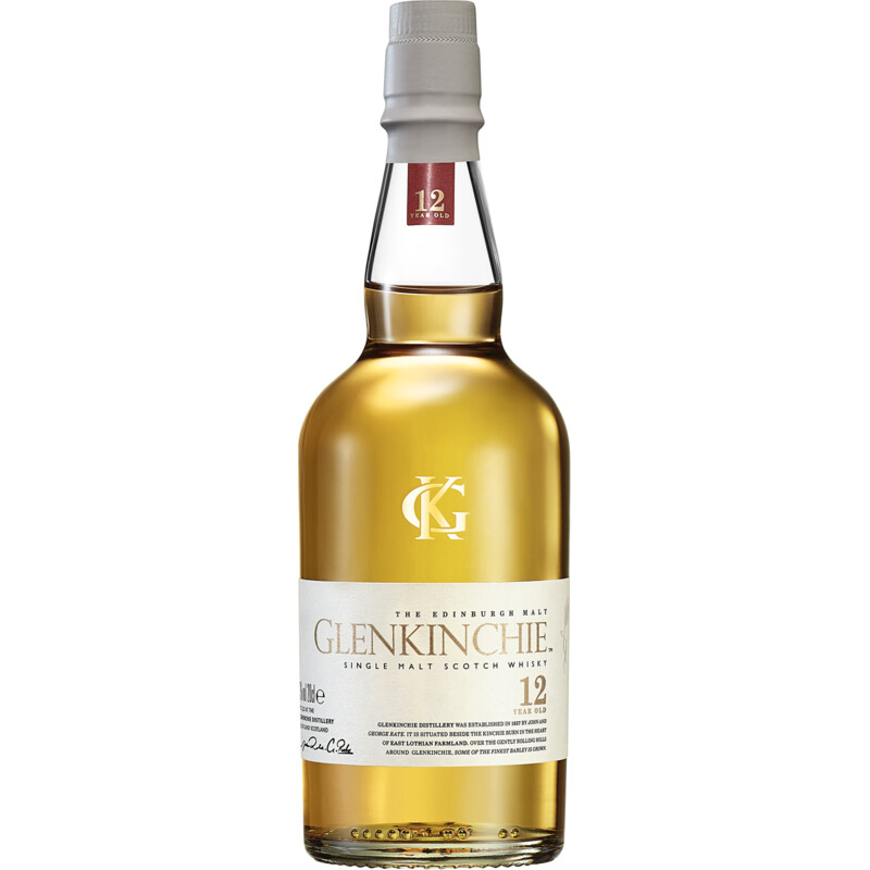 Een afbeelding van Glenkinchie Single malt Scotch whisky 12 years
