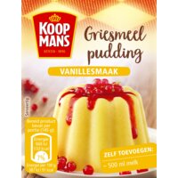 Afbeelding van Koopmans Griesmeelpudding vanillesmaak