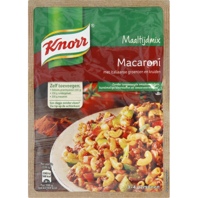 Een afbeelding van Knorr Maaltijdmix macaroni