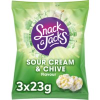 Een afbeelding van Snack a Jacks Crispy cream chive
