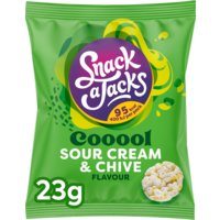 Een afbeelding van Snack a Jacks Crispies sour cream & chive