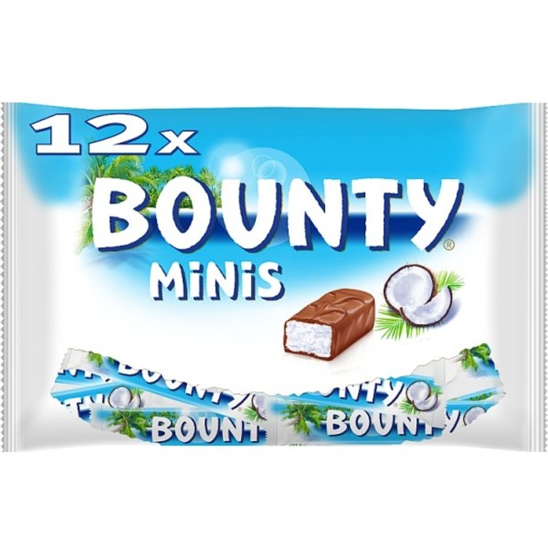 Een afbeelding van Bounty Mini's melkchocolade uitdeelzak