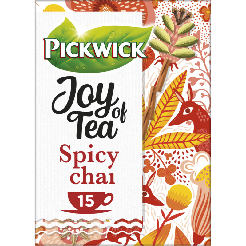 Een afbeelding van Pickwick Joy of tea spicy chai rooibos thee