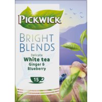 Een afbeelding van Pickwick Bright blends blueberry & ginger thee