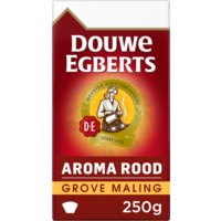 Een afbeelding van Douwe Egberts Aroma rood grove maling filterkoffie