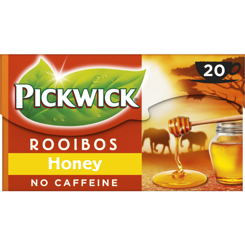 Een afbeelding van Pickwick Rooibos honey no caffeine