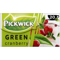 Een afbeelding van Pickwick Groene thee cranberry