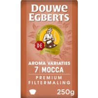 Een afbeelding van Douwe Egberts Aroma variaties mocca filtermaling