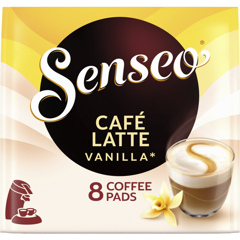 Een afbeelding van Senseo Café latte vanille coffee pads
