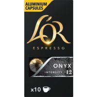 Een afbeelding van L'OR Espresso onyx intensity 12 koffiecups