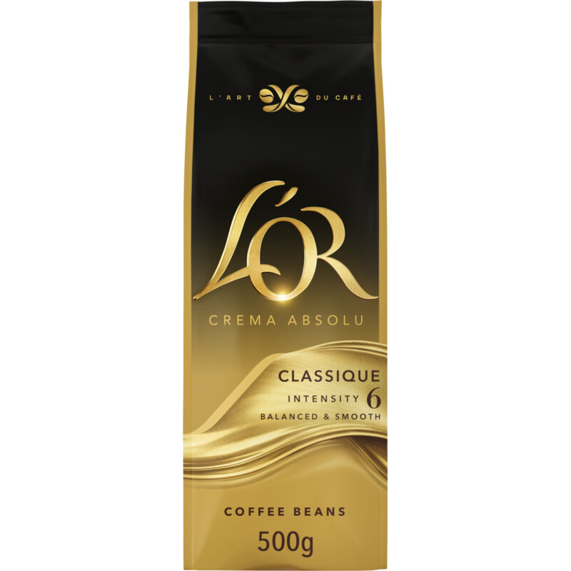 Een afbeelding van L'OR Crema absolu classique coffee beans