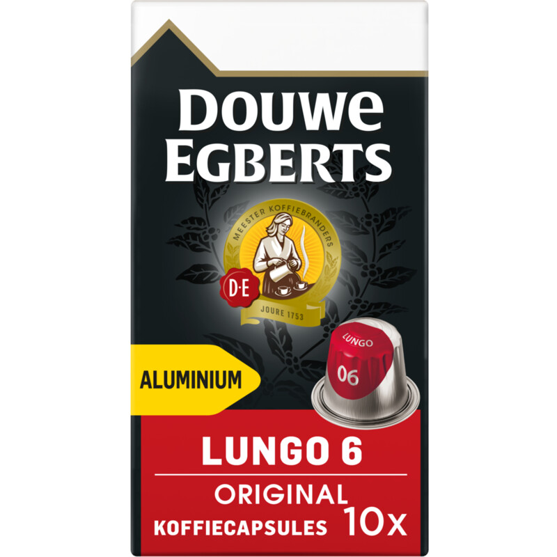 Een afbeelding van Douwe Egberts Lungo 6 original koffiecups