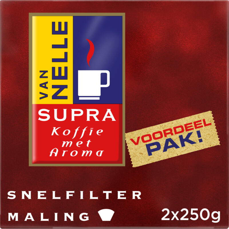 Een afbeelding van Van Nelle Supra snelfiltermaling voordeelpak