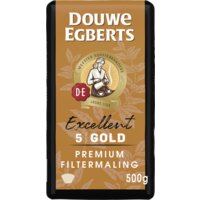 Een afbeelding van Douwe Egberts Excellent gold filtermaling