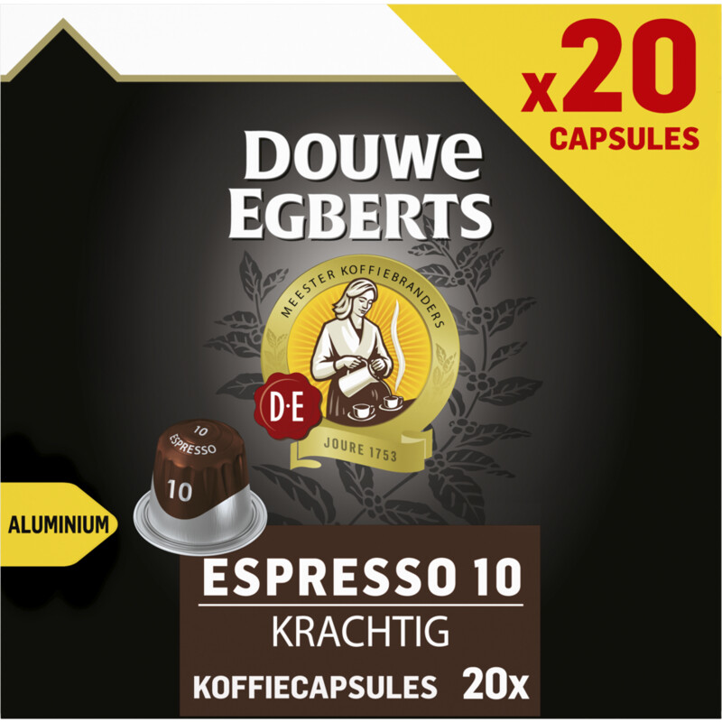 dans Altaar spade Douwe Egberts Espresso krachtig capsules voordeelpak reserveren | Albert  Heijn
