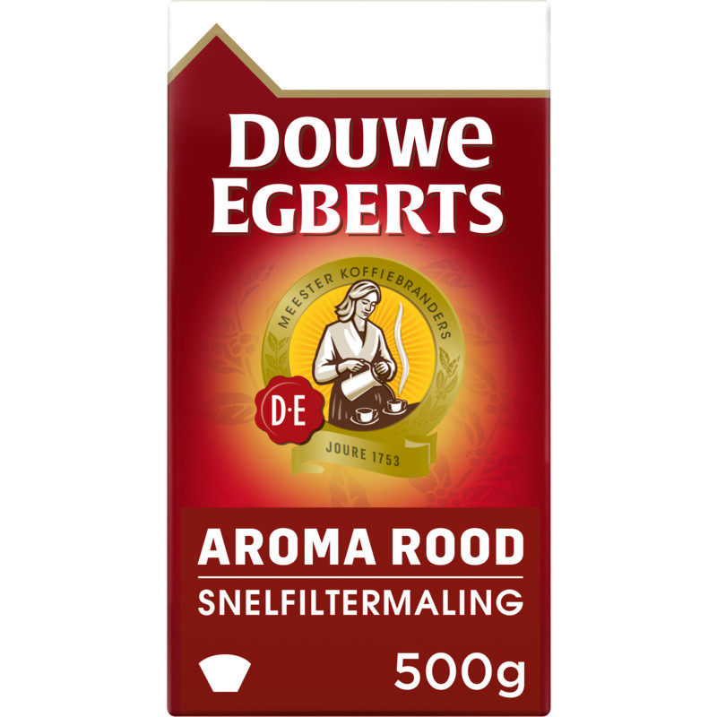 Een afbeelding van Douwe Egberts Aroma rood filterkoffie
