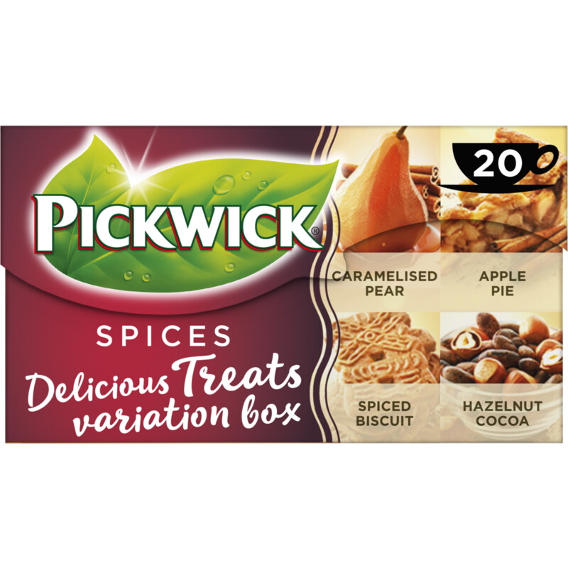 Knorretje Auroch Bepalen Pickwick Delicious treats variatiebox zwarte thee bestellen | Albert Heijn