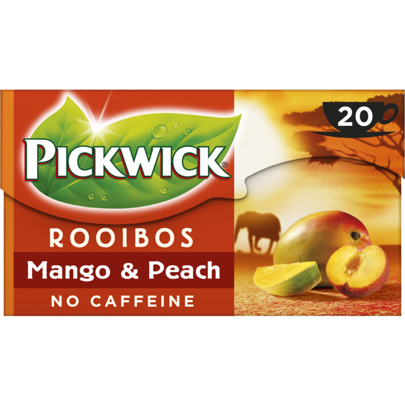 Een afbeelding van Pickwick Rooibos mango & peach