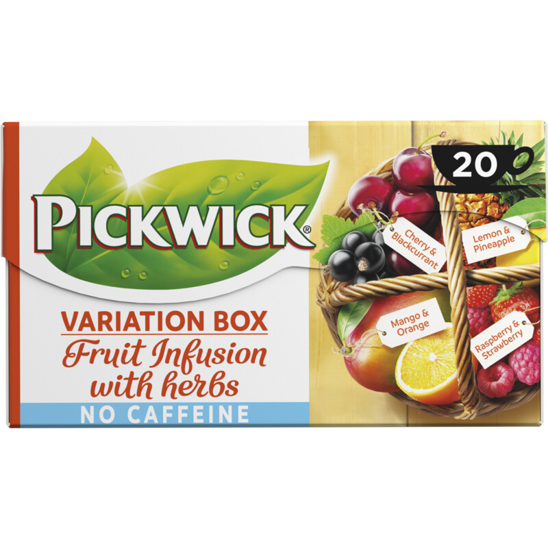 Een afbeelding van Pickwick Variation box fruit infusion with herbs