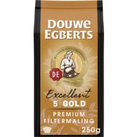Een afbeelding van Douwe Egberts Excellent gold filtermaling