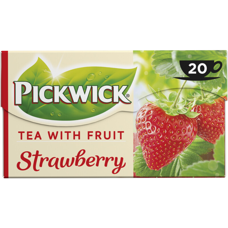 Een afbeelding van Pickwick Tea with fruit strawberry