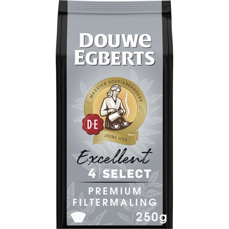 Een afbeelding van Douwe Egberts Excellent select filtermaling