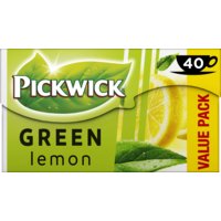 Een afbeelding van Pickwick Green tea lemon voordeelverpakking