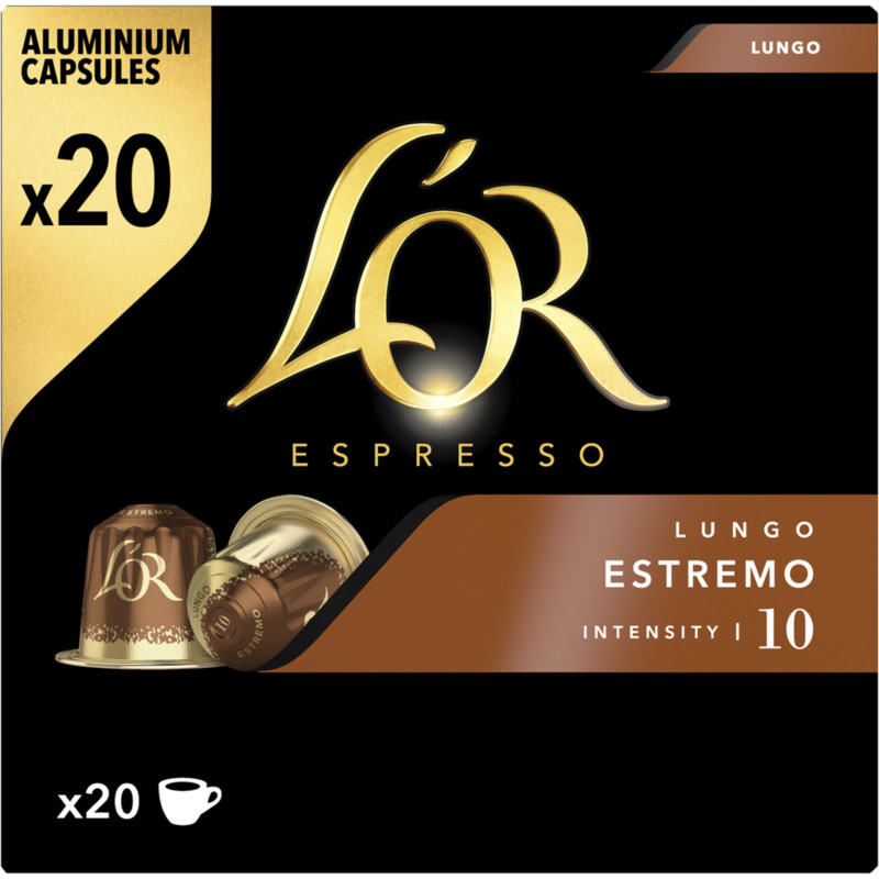 Een afbeelding van L'OR Espresso lungo estremo capsules