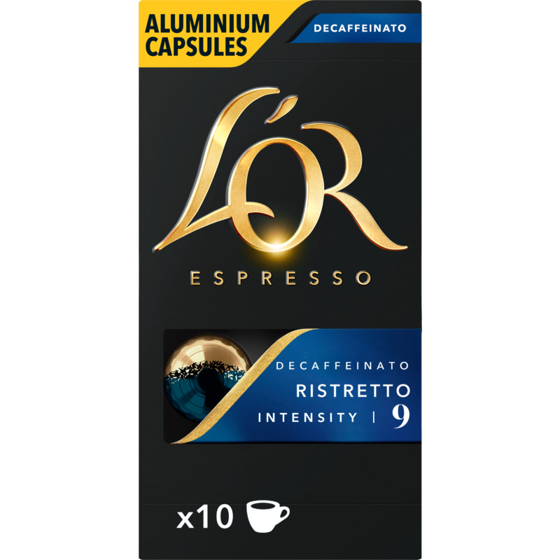 Een afbeelding van L'OR Espresso decaffeinato ristretto cups