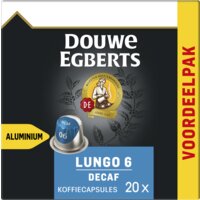 Een afbeelding van Douwe Egberts Lungo decaf capsules voordeelpak