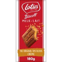 Een afbeelding van Lotus Biscoff melkchocolade speculoos crème