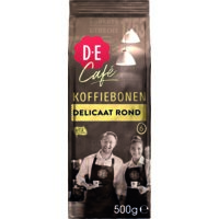 Een afbeelding van Douwe Egberts Café delicaat rond koffiebonen