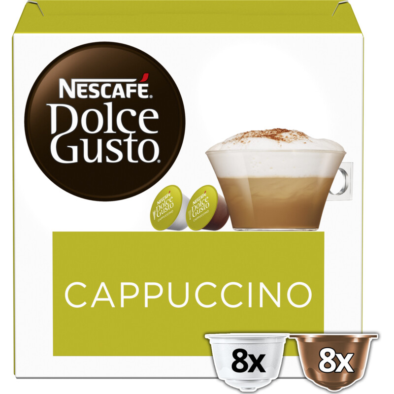 vloeistof Verlaten adverteren Nescafé Dolce Gusto Cappuccino capsules bestellen | Albert Heijn
