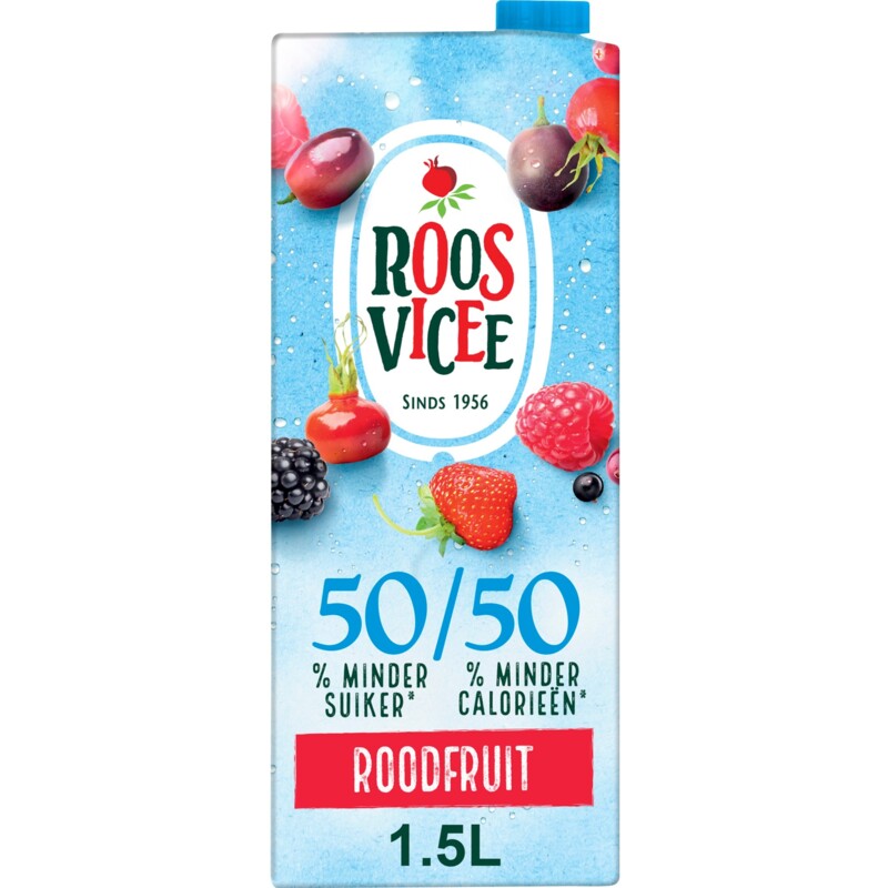 Een afbeelding van Roosvicee 50/50 Roodfruit