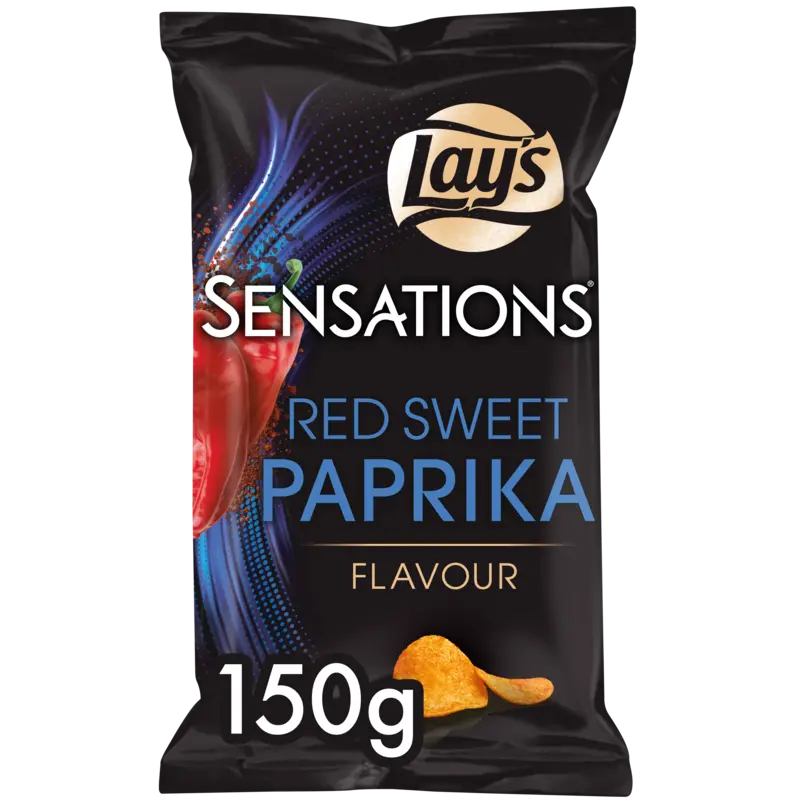 Sensations Red Sweet Paprika Chips 150 gr