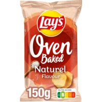 Albert Heijn Lay's Oven baked naturel flavour aanbieding